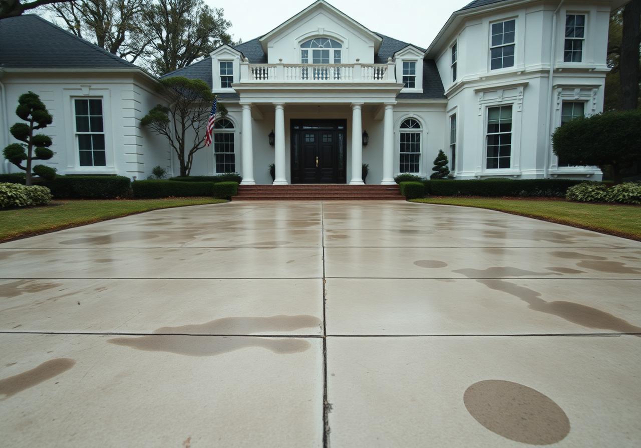Before — Driveway · Highland Park